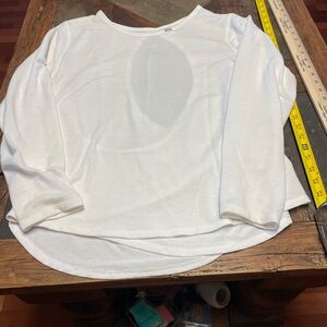 Old Navy Active White Long Sleeve Top